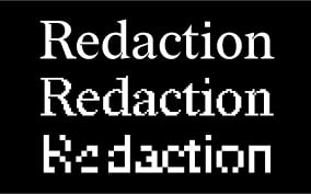 Redaction Font