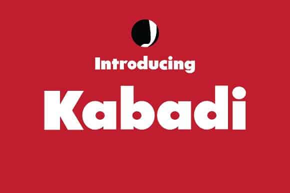 Kabadi Font