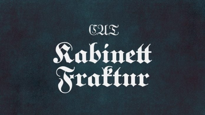 Kabinett Fraktur font