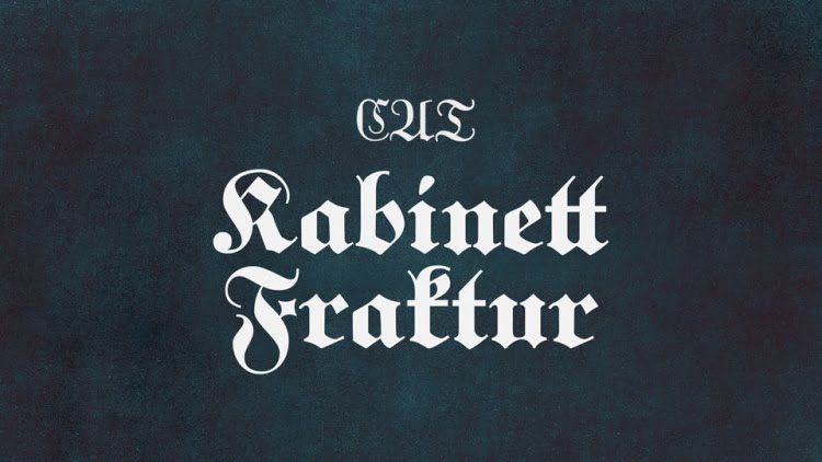 Kabinett Fraktur font