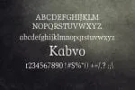 Kabvo Font