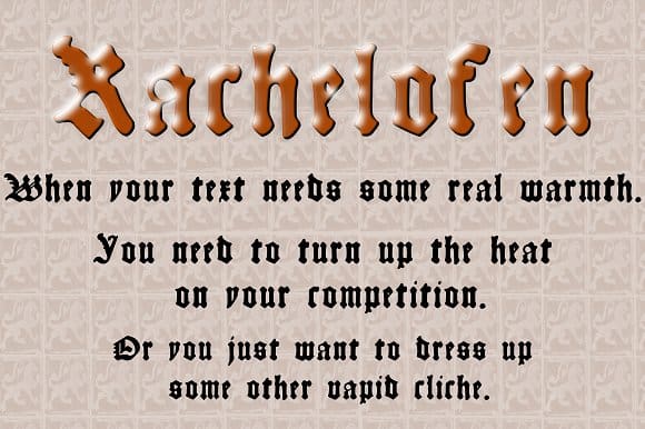 Kachelofen Font