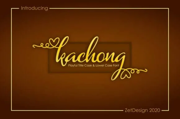 Kachong Font