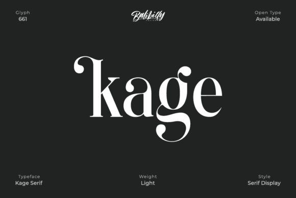 Kage Familia Font