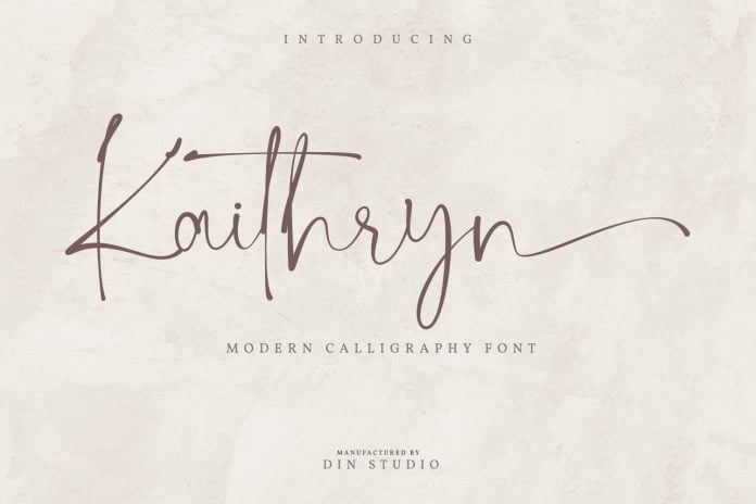 Kaithryn - Modern Calligraphy font