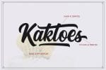 Kaktoes Script Font