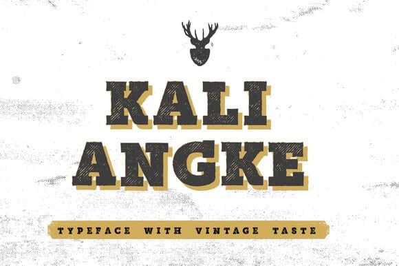 Kali Angke Font