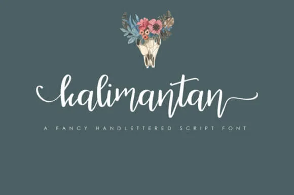 Kalimantan Script Font