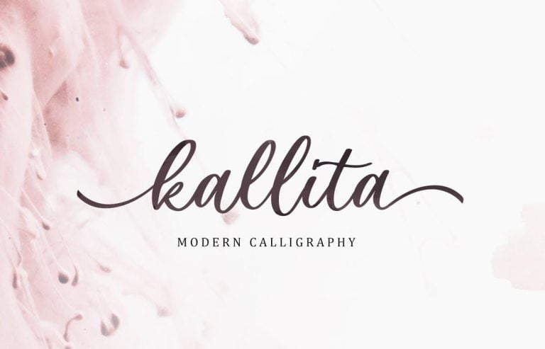 Kallita – Modern Script Font Free Download