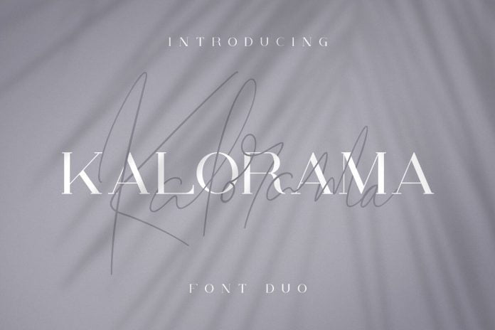 Kalorama - Font duo