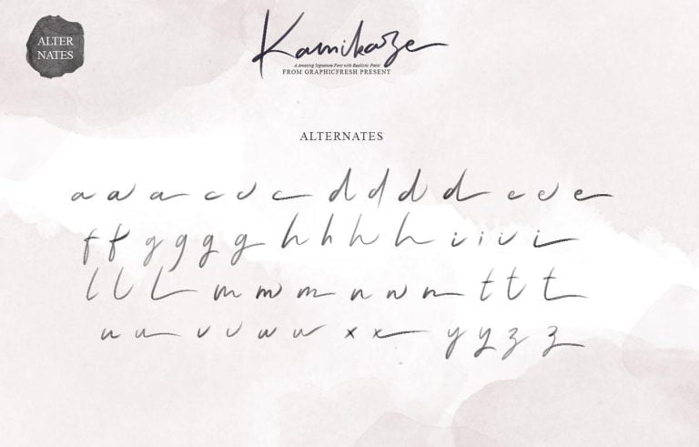 Kamikaze SVG Font Free Download