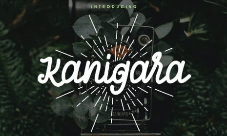 Kanigara - Monoline Font