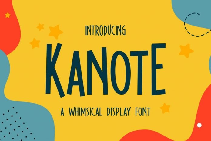Kanote - Whimsical Display Font