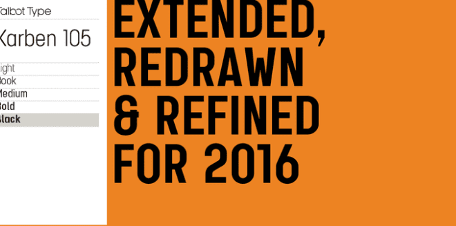 Karben 105 Font