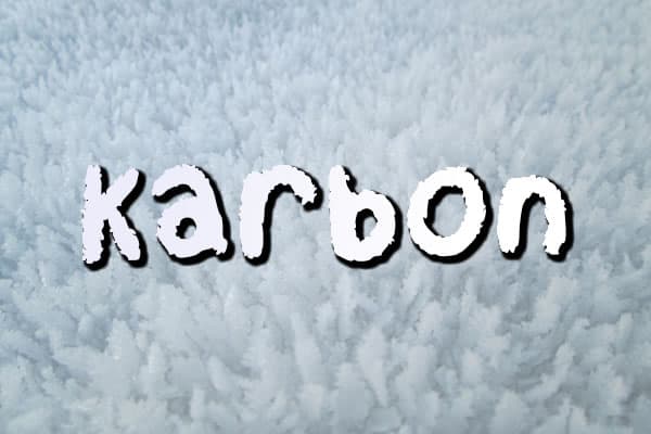 Karbon Font