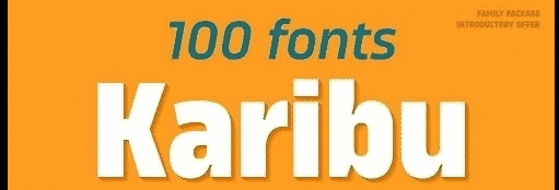 Karibu - Complete Family Font
