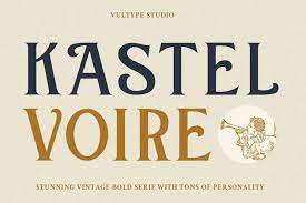 Kastel Voire - Classic Display Font