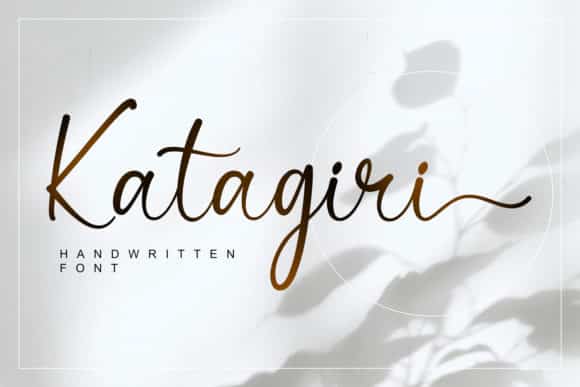 Katagiri Font Katagiri Font