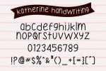 Katherine Handwriting Font