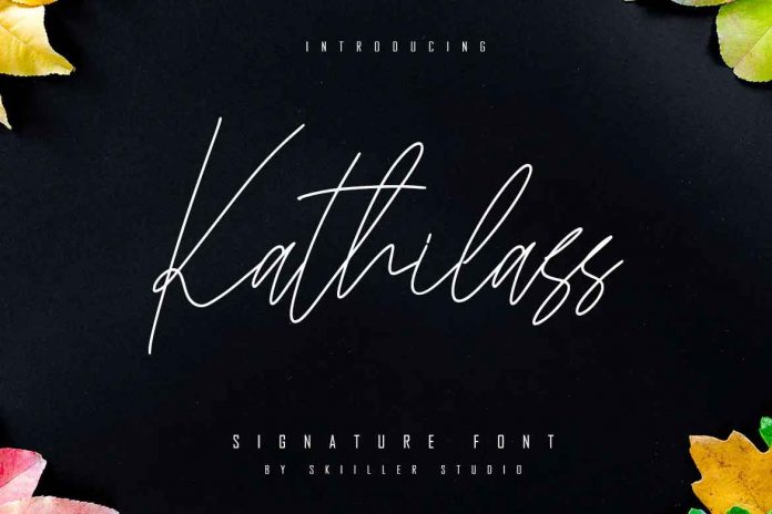 Kathilass - Signature Font