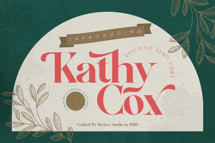 Kathy Cox - Stylish Serif Font