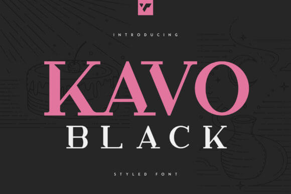 Kavo Black Font