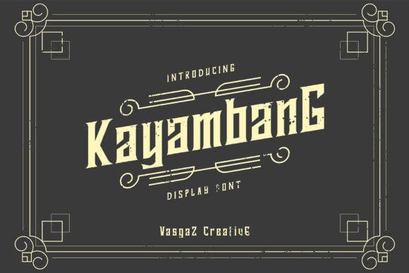 Kayambang Font