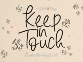 Keep in Touch Font