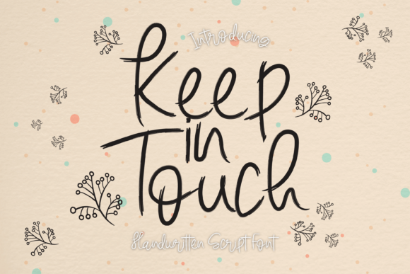 Keep in Touch Font