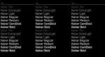 Keiner - Mono-Linear Typeface [7-Weights]