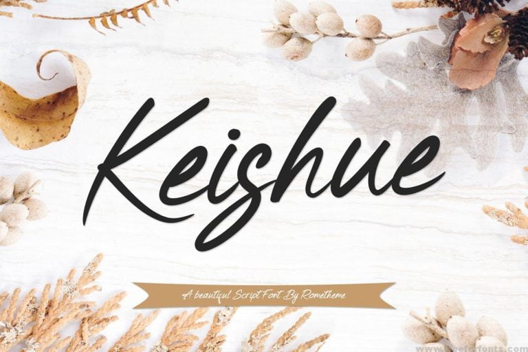 Keishue Script Font Free Download