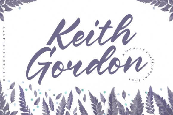 Keith Gordon Font