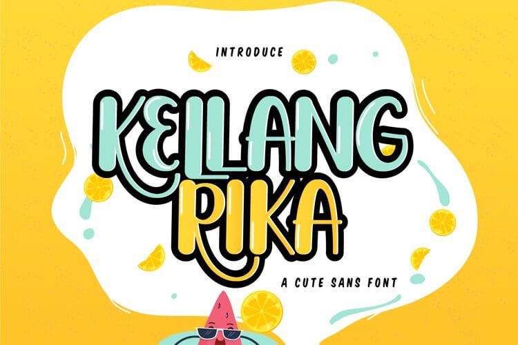 Kellang Rika Cute Sans Font