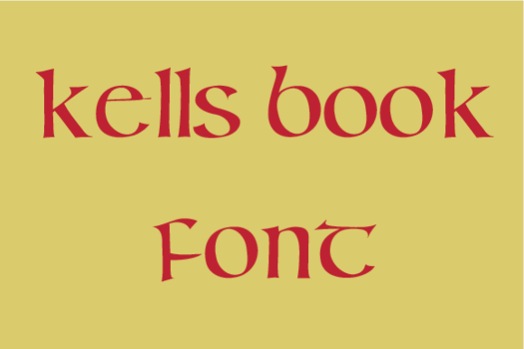 Kells Book Font