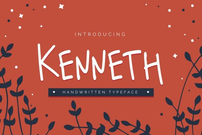 Kenneth - Handwritten Typeface