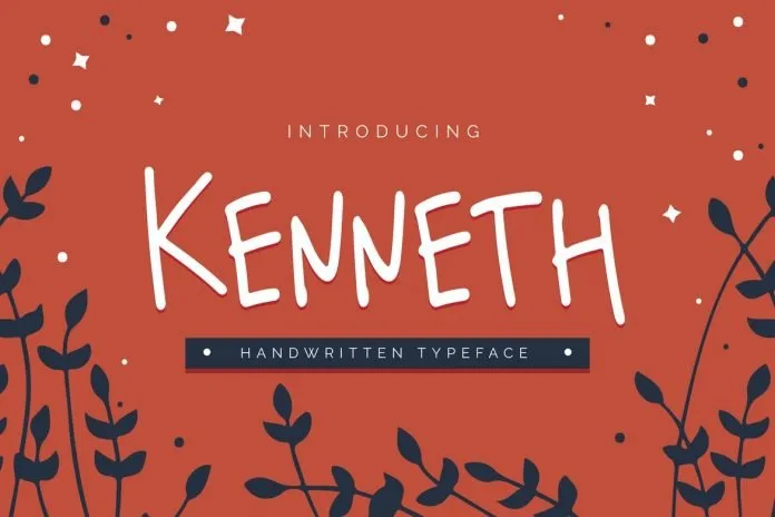 Kenneth - Handwritten Typeface