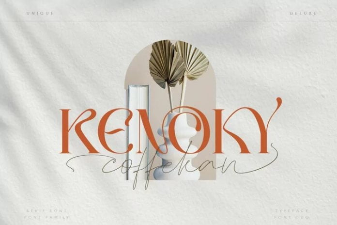 Kenoky Coffekan Font