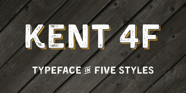 Kent 4F Font Free Download