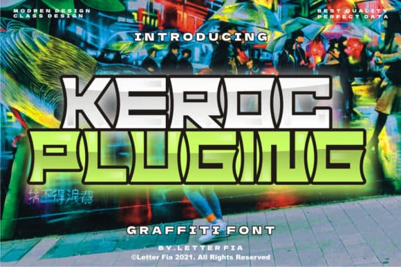 Keroc Pluging Font