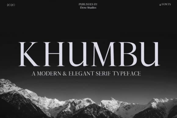 Khumbu Font