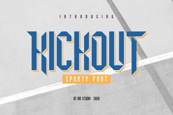 Kickout Font