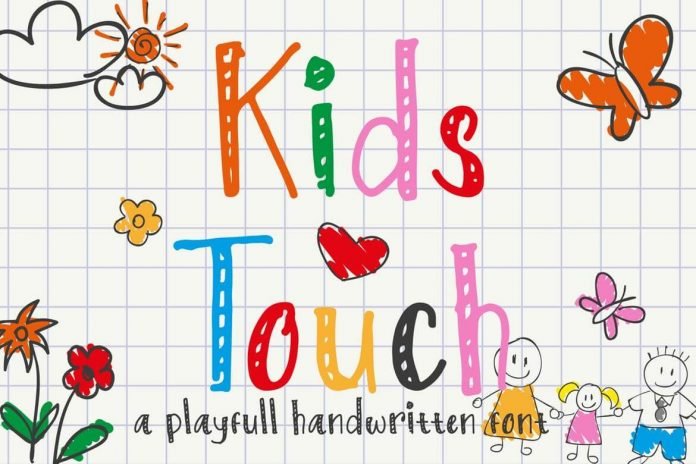 Kids Touch - Natural Handwritten Font