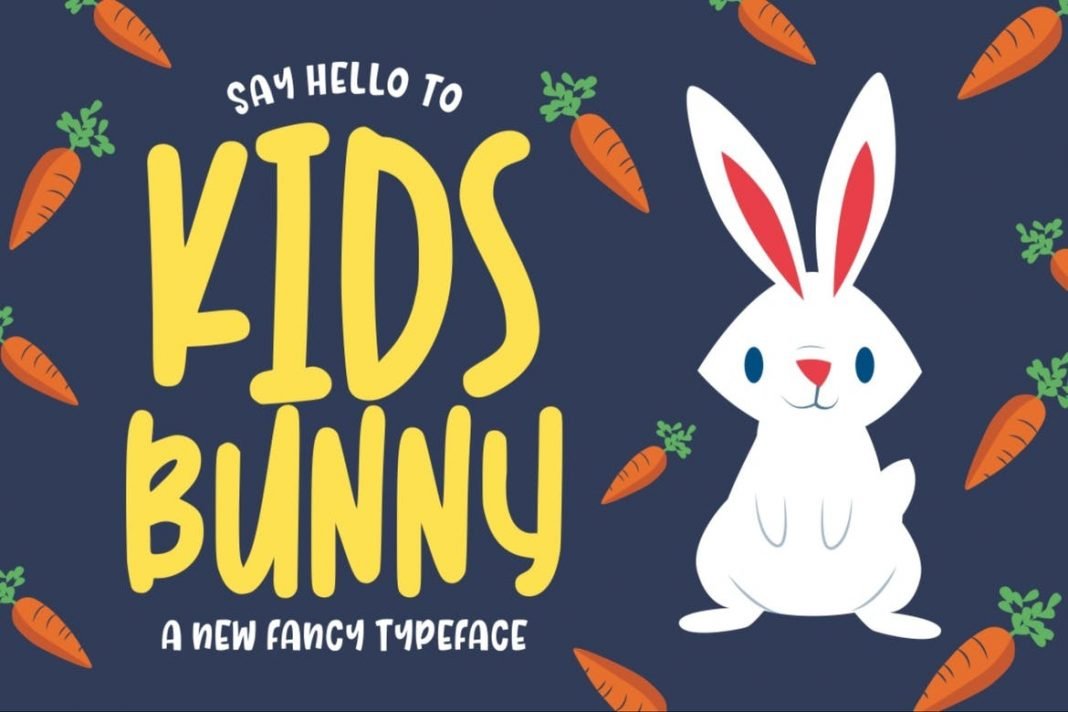 Kidsbunny - a Playful Font