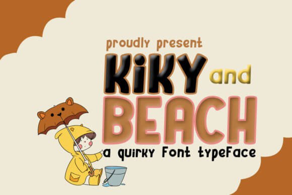Kiky and Beach Font