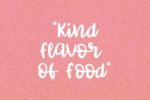 Kind Flavor Font