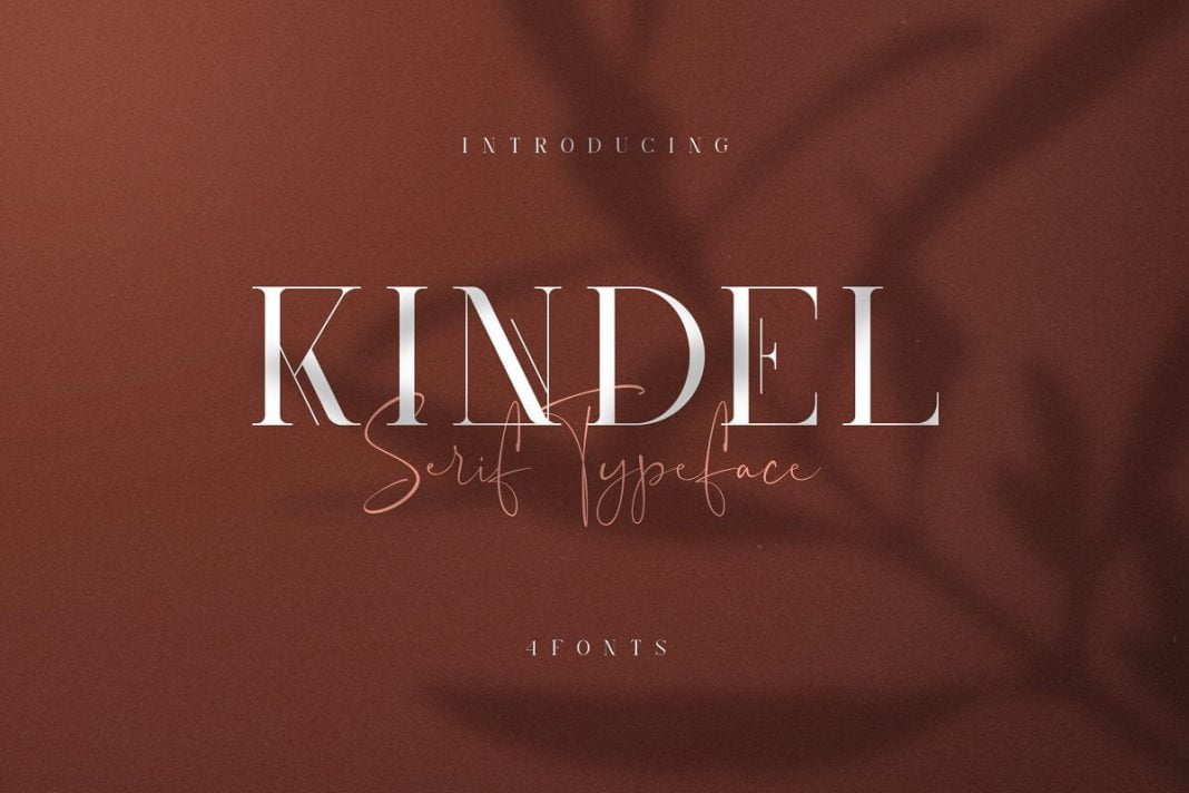 Kindel - Serif Typeface 4 styles