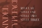 Kindel - Serif Typeface 4 styles