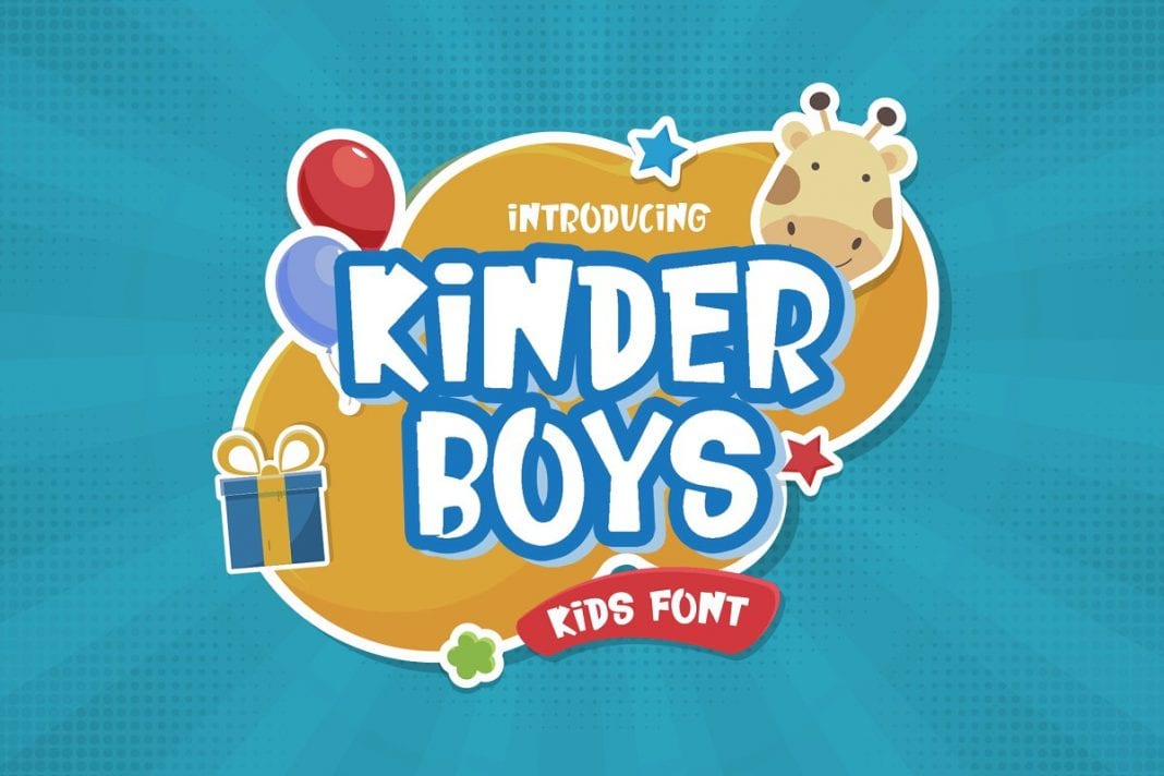 Kinder Boys - Playful Font