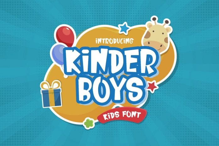 Kinder Boys - Playful Font