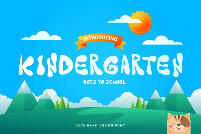 Kindergarten - Fun Children Typeface